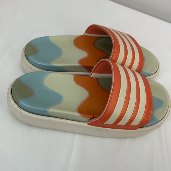 Adidas platform Slides 11 Marimekko collab 2” platform sandals - Picture 4 of 5